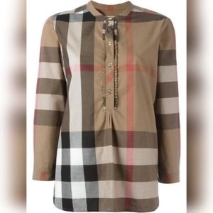Burberry tunic shirt size US 2